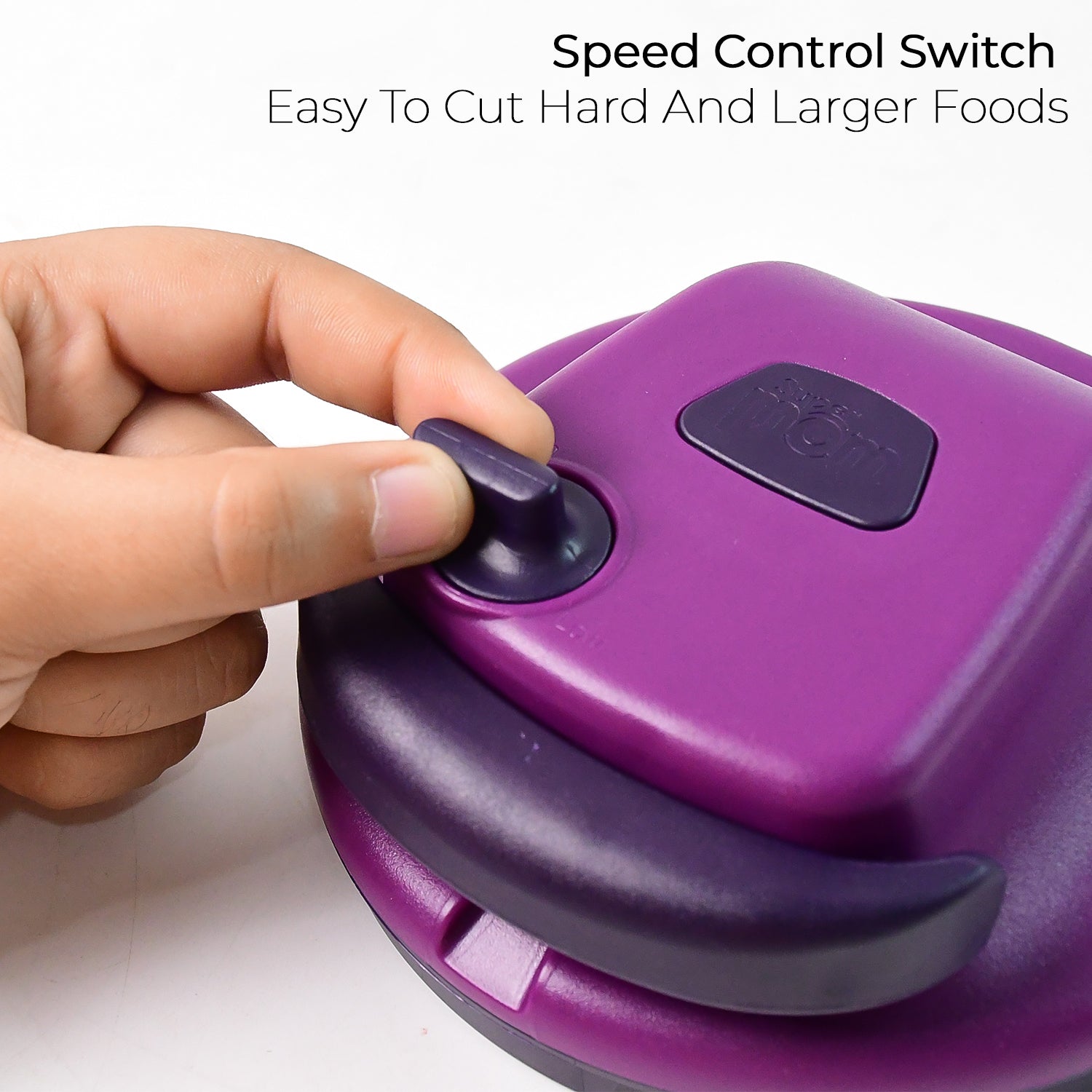 manual vegetable chopper 1000 ml with stainless steel blades