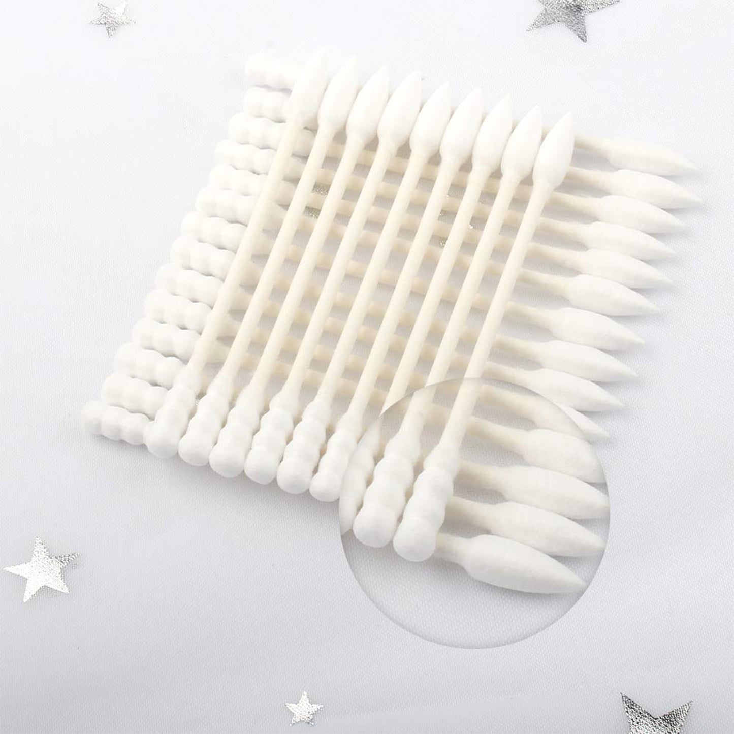 soft cotton ear buds set 200 pcs with storage jar