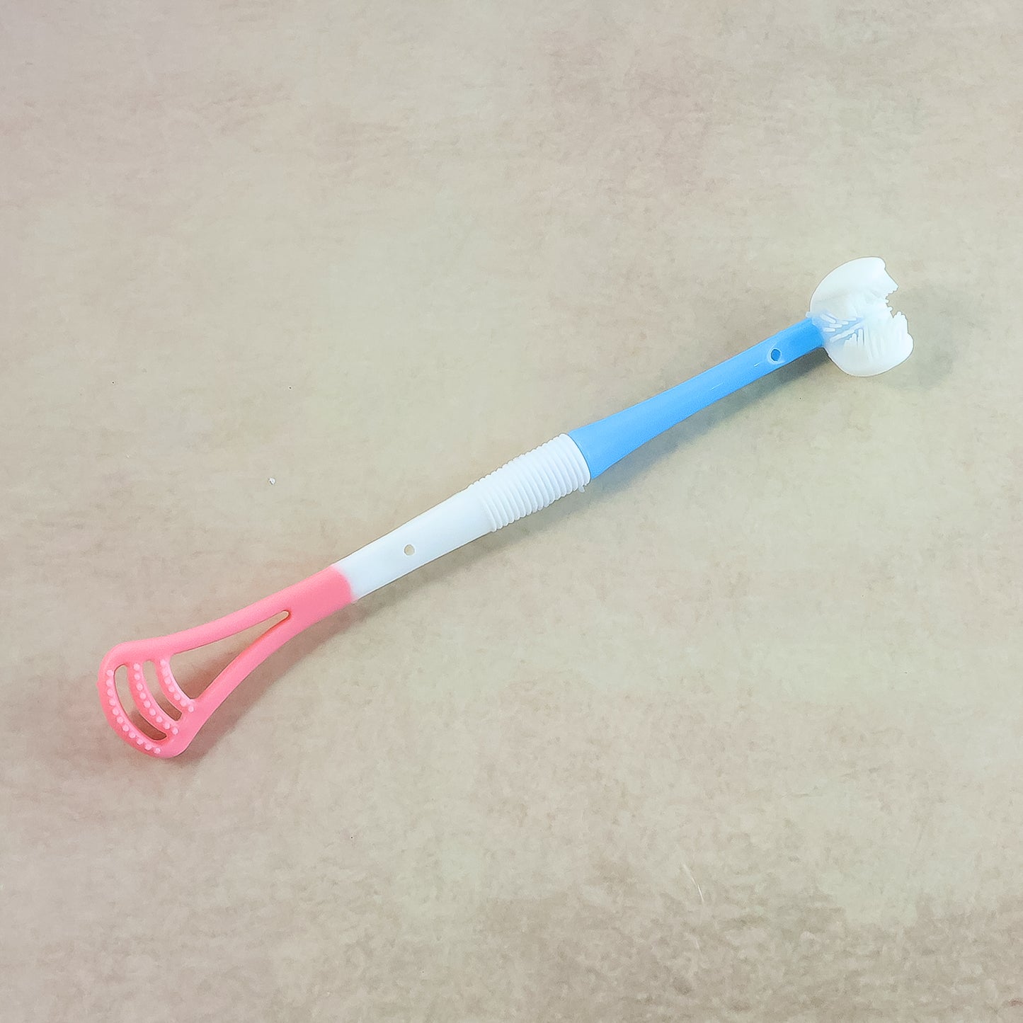 soft silicone baby tongue cleaner and oral massager stick pack of 1