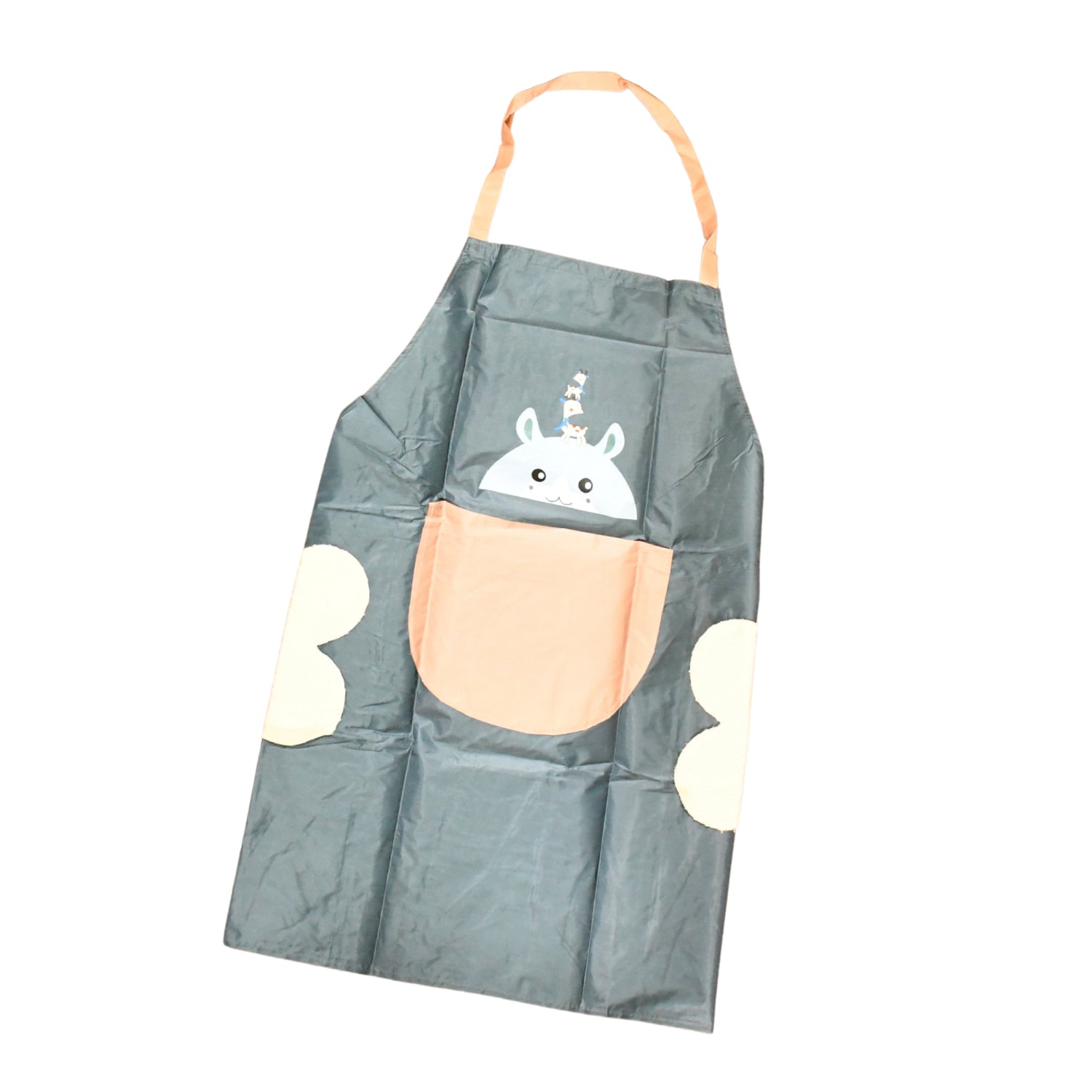 cartoon kitchen apron with front pocket