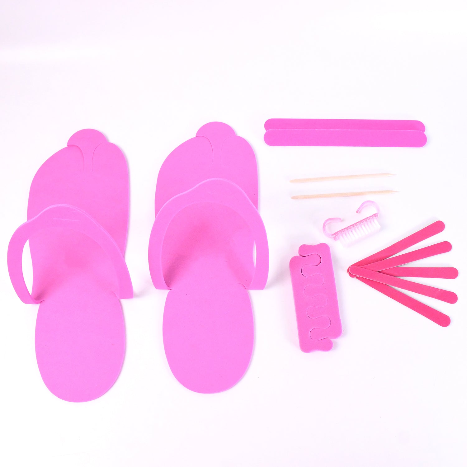plastic and foam pedicure kit 13 tools foot care pack of 13