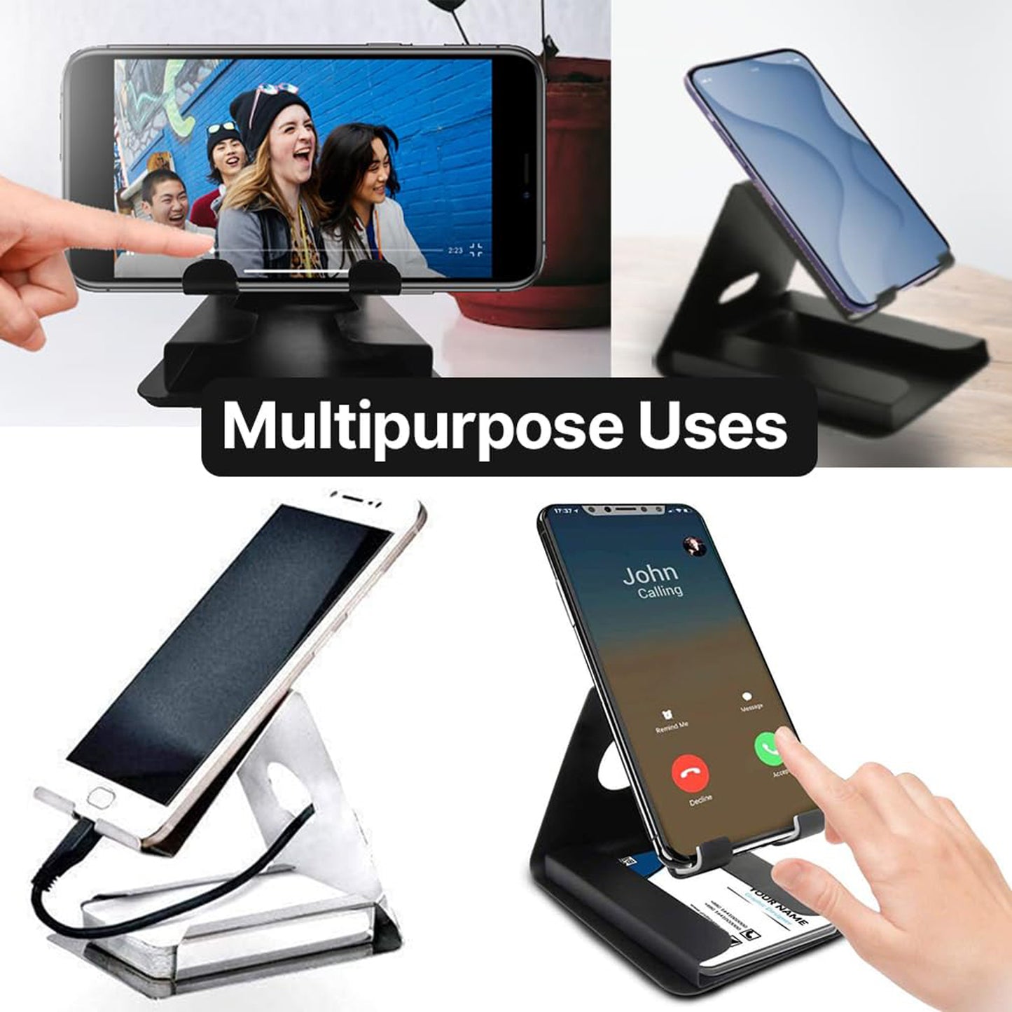 compact small desktop mobile phone stand holder pack of 1