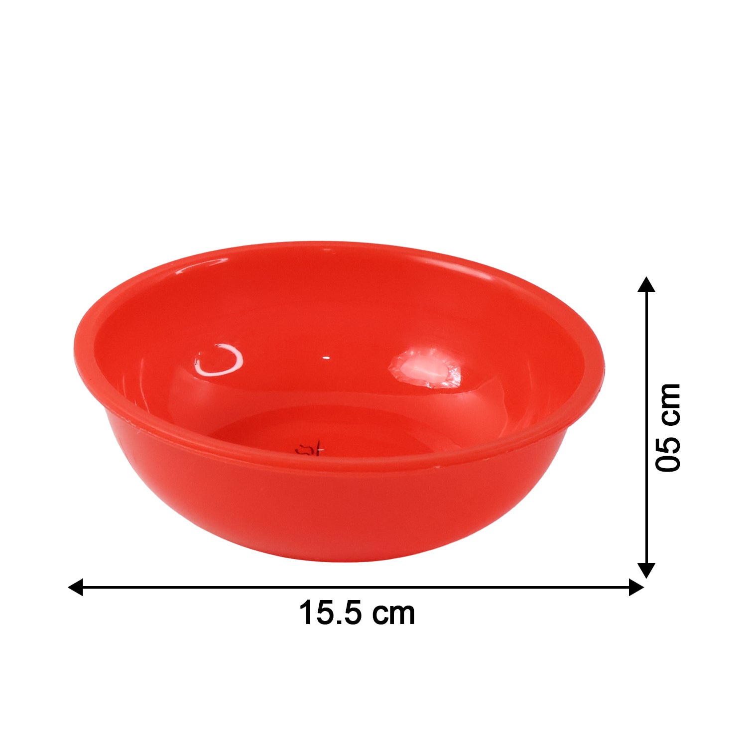 red round deep serving bowl plastic 6 inch