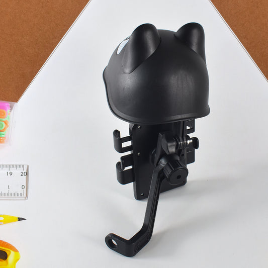 pp material sun visor for handlebar with phone holder 18x15x14 cm pack of 1