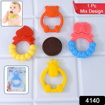silicone baby teething toy soft BPA free pack of 1
