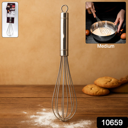 stainless steel medium hand whisk kitchen tool pack of 1
