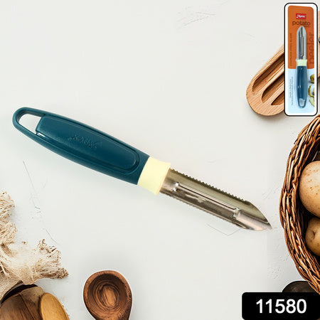 potato peeler with stainless steel blade ergonomic handle 26 cm