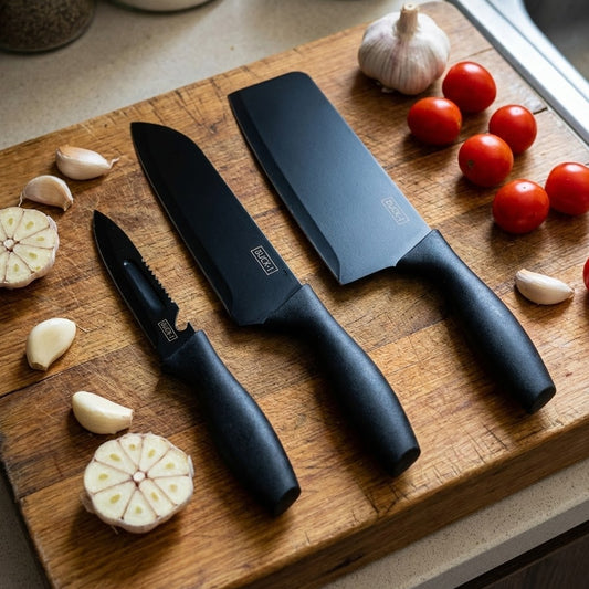 3-in-1 Professional Kitchen Knife Set (1 Set)