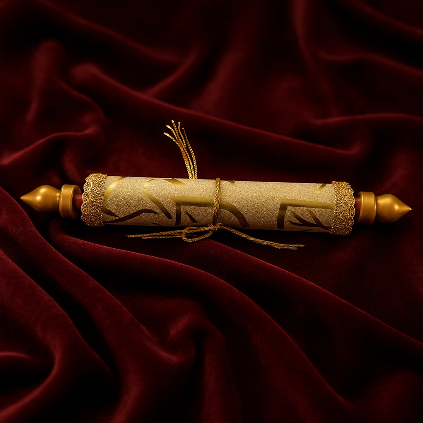 fabric and golden lace money gift envelope 15 cm pack of 1