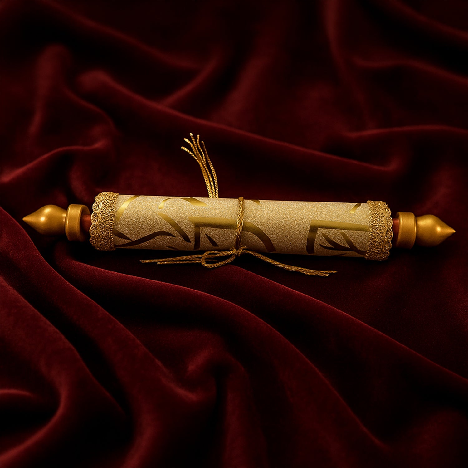 fabric and golden lace money gift envelope 15 cm pack of 1