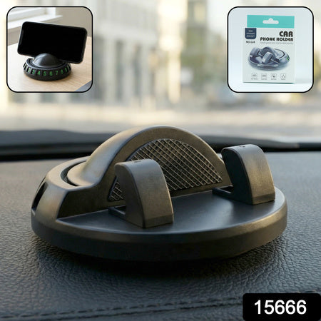 360 Rotating Anti-slip Car Dashboard Mobile Phone Holder (1 Pc)