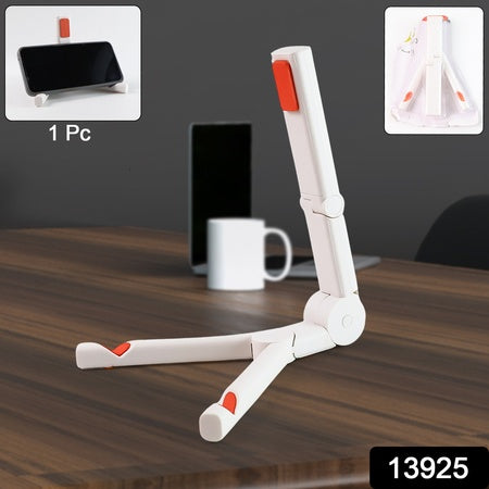 abs plastic multipurpose adjustable foldable mobile phone tablet stand 20 cm 15 cm 3 cm pack of 1
