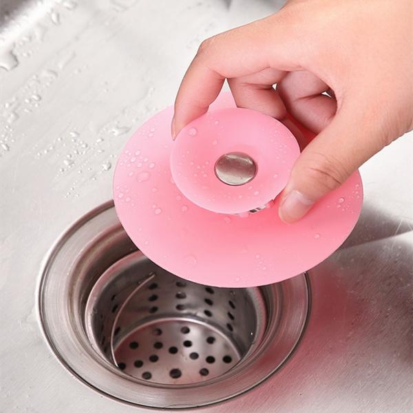 silicone sink sealer cover drainer 10 cm for kitchen