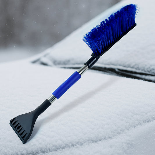 durable plastic and aluminum ice scraper car snow brush 67 cm pack of 1