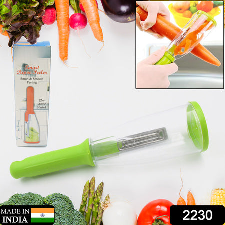 multifunctional vegetable fruit peeler with container for kitchen
