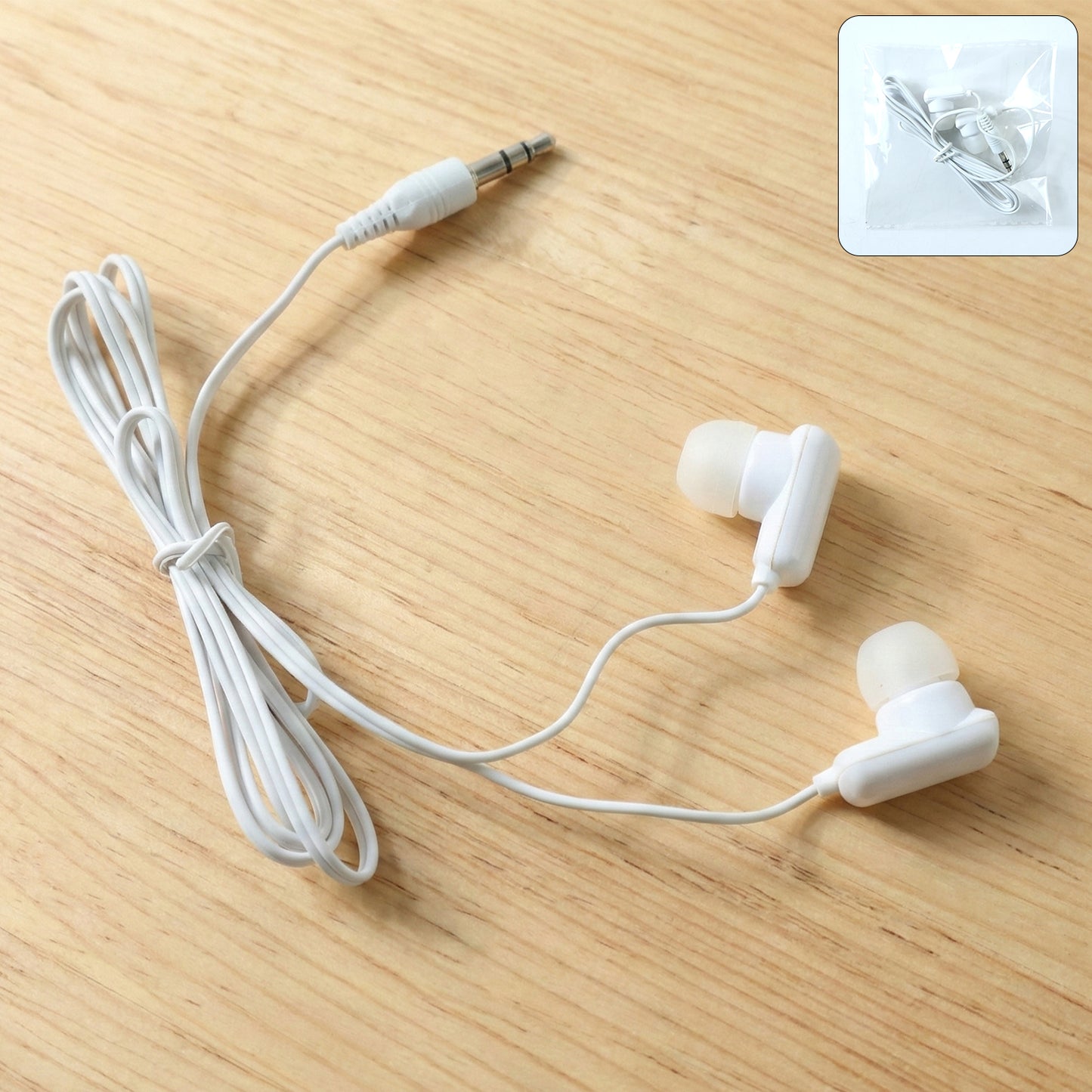 wired in-ear earphones with 3.5mm audio jack pack of 1