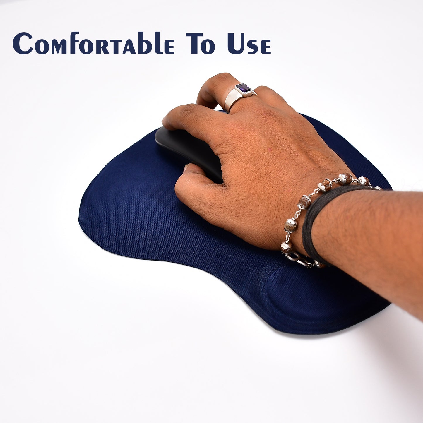 soft material wrist mouse pad 24x22x2 cm pack of 1