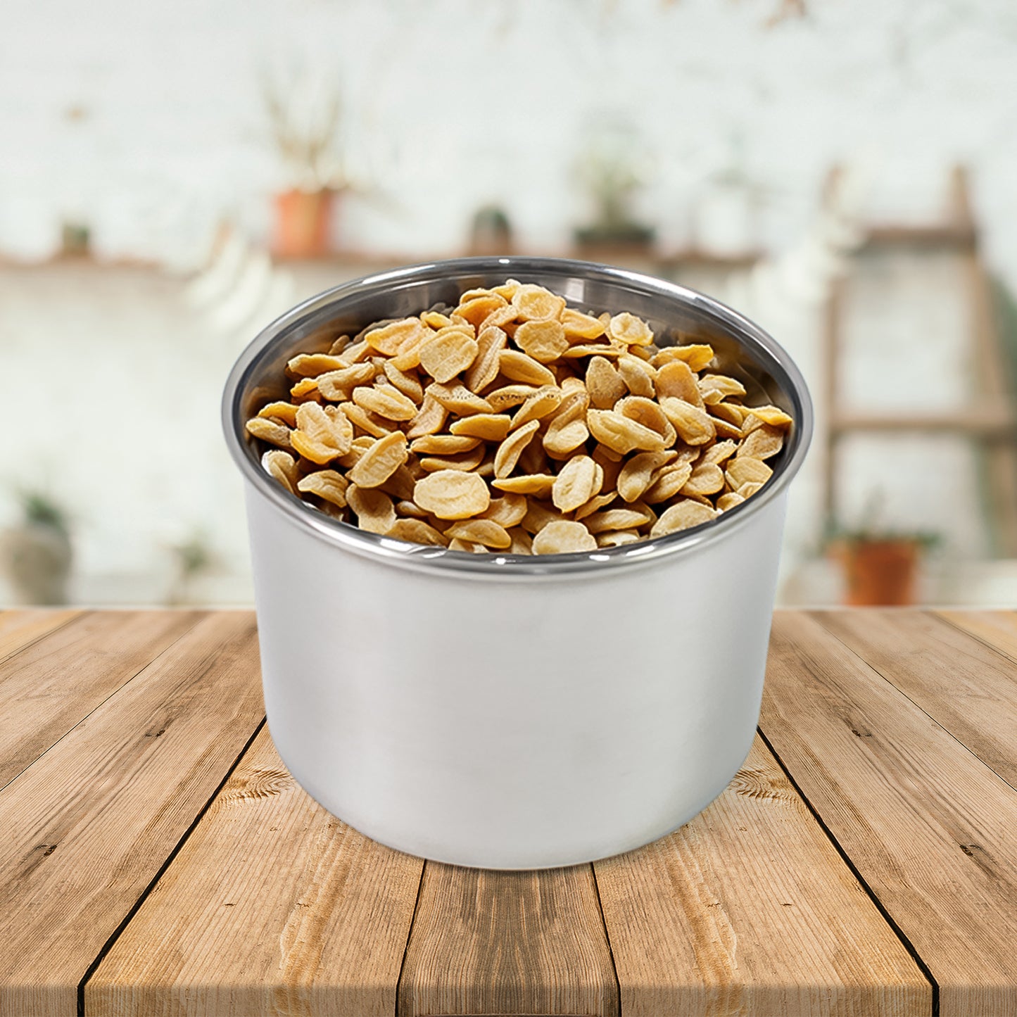 airtight containers 500 ml with see through lids stainless steel pack of 2