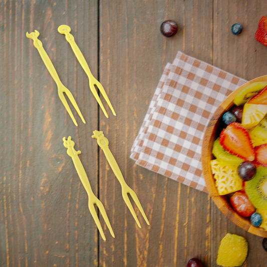 plastic fruit forks 11 cm pack of 50 for appetizers