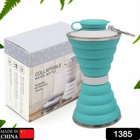 silicone traveling water bottle 110ml leak proof lightweight collapsible