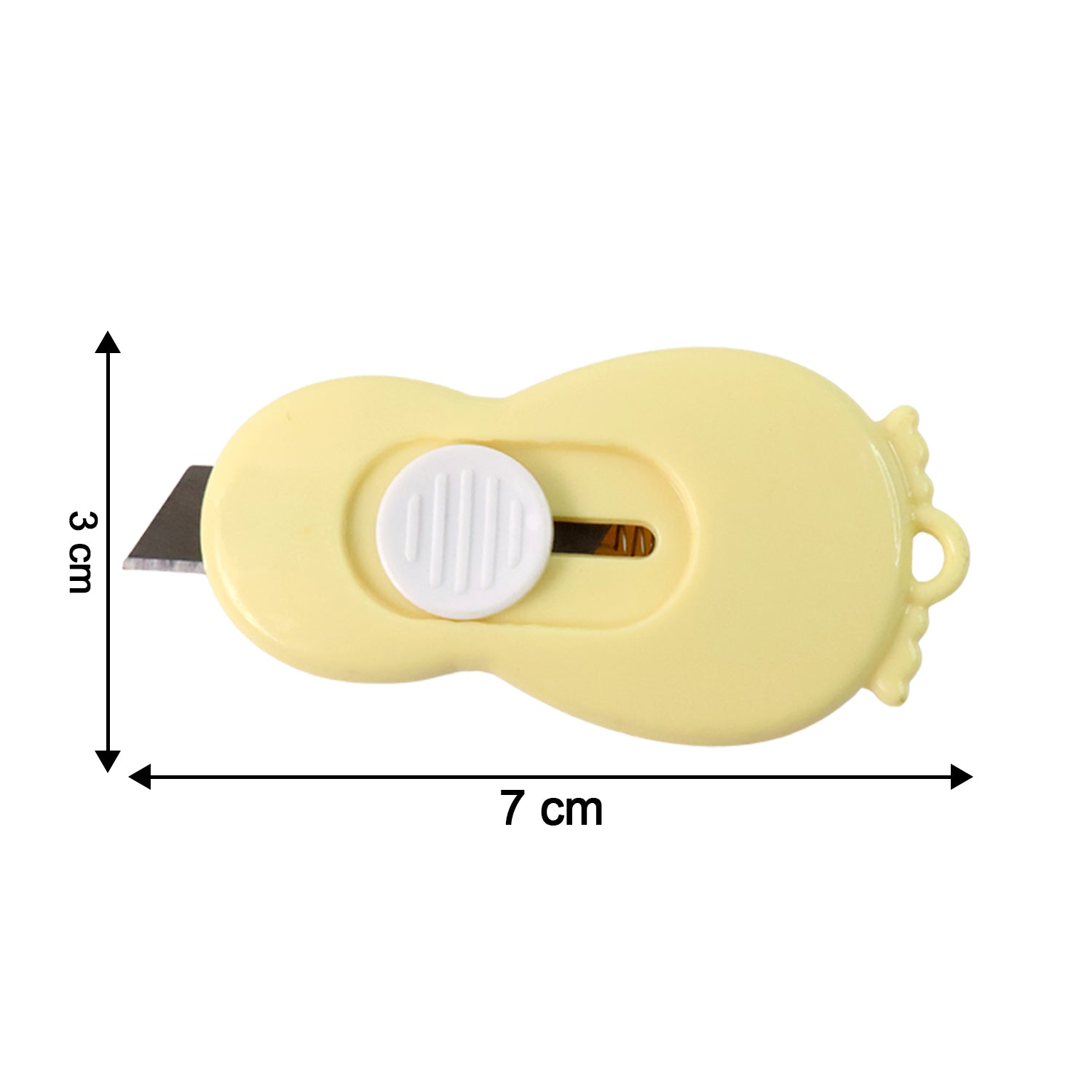 safety cutter 9 cm with retractable blade pack of 1