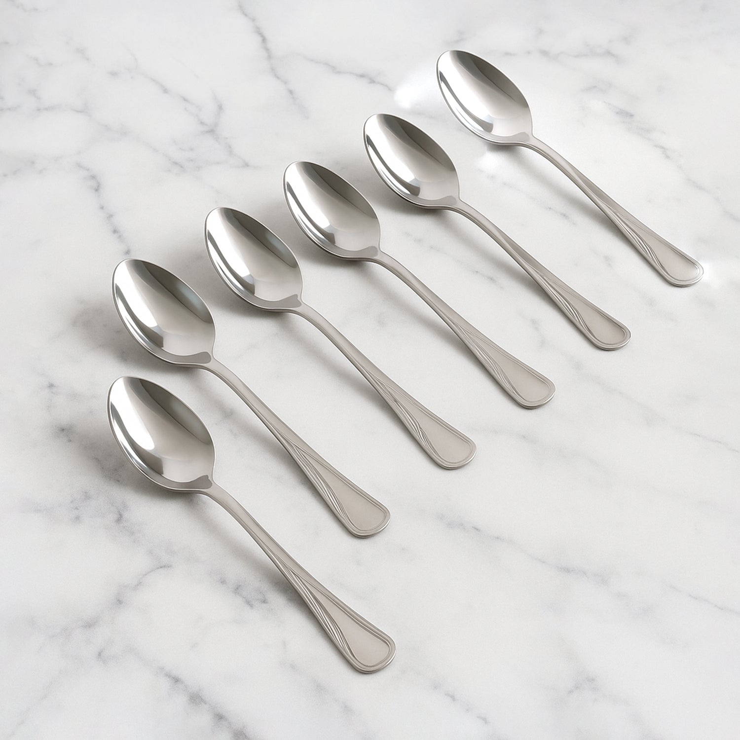 Supermom Stainless Steel Dining Spoons (6 Pc  Set)