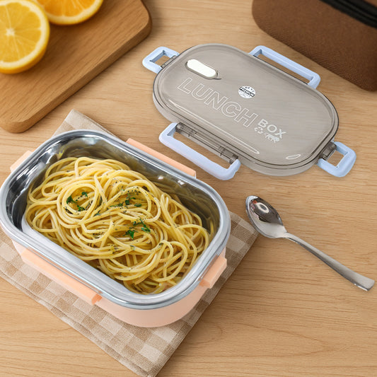 leak-proof lunch box 1200ml with stainless steel compartments