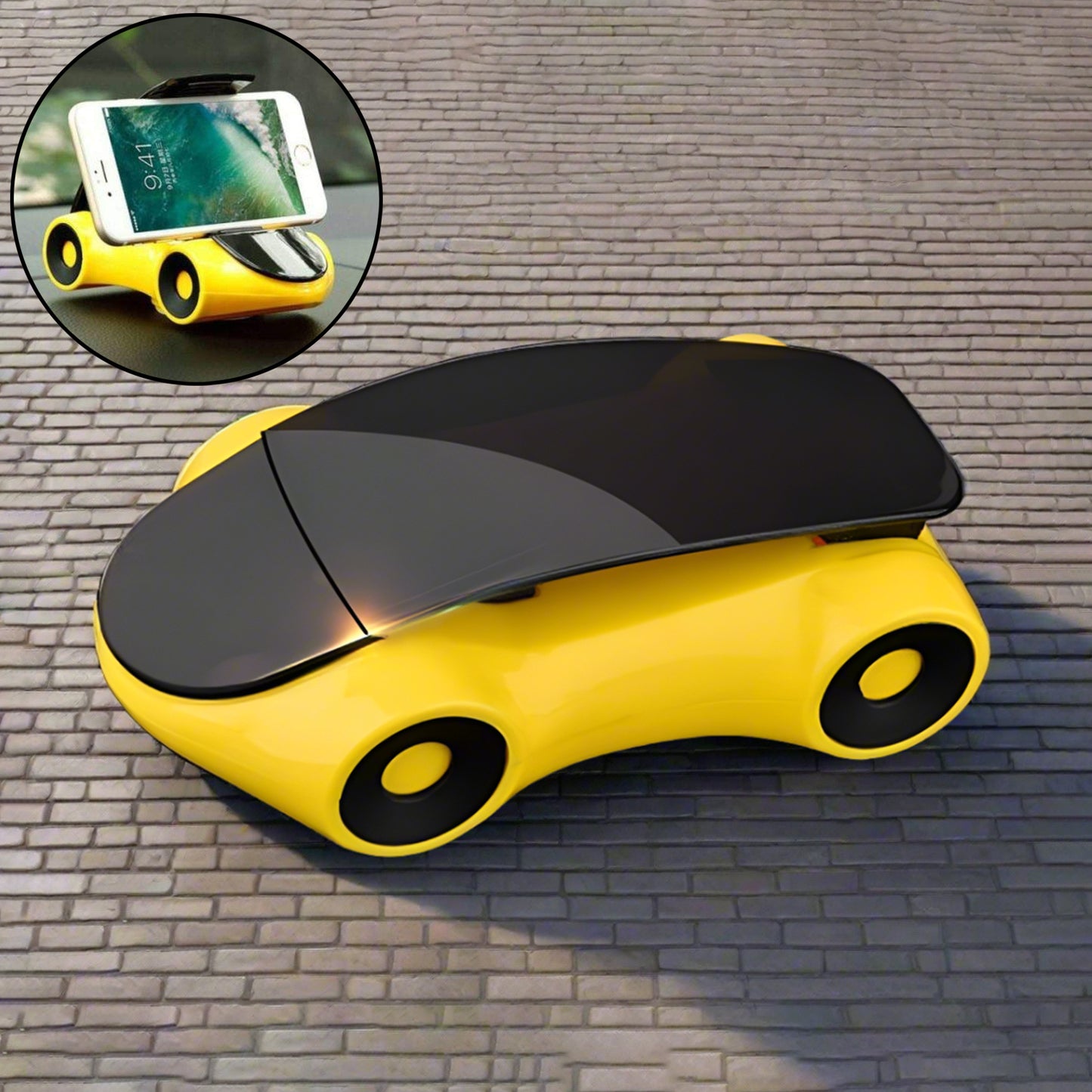 abs pc mobile car stand holder 15 cm pack of 1