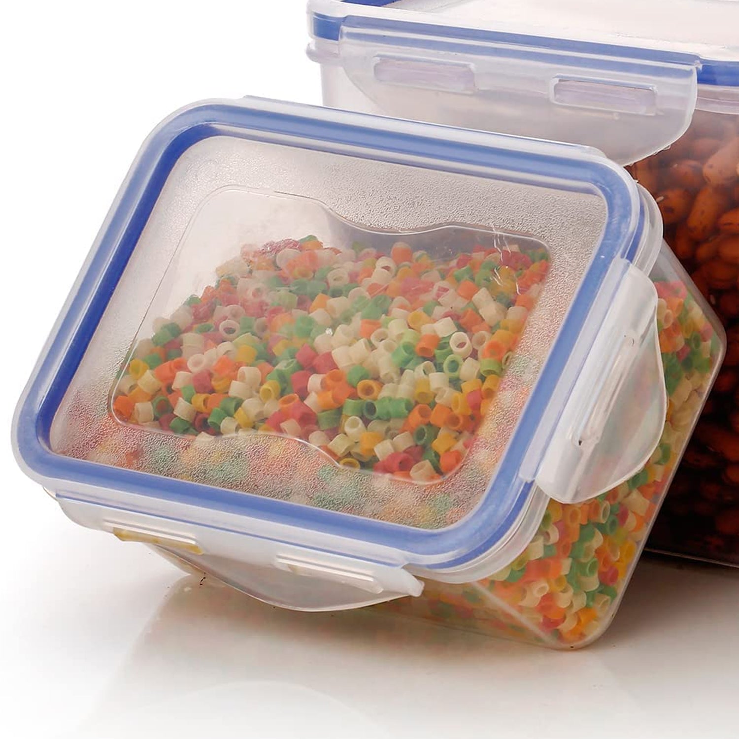 airtight food storage containers 500ml 1000ml 1500ml with locking lids pack of 3