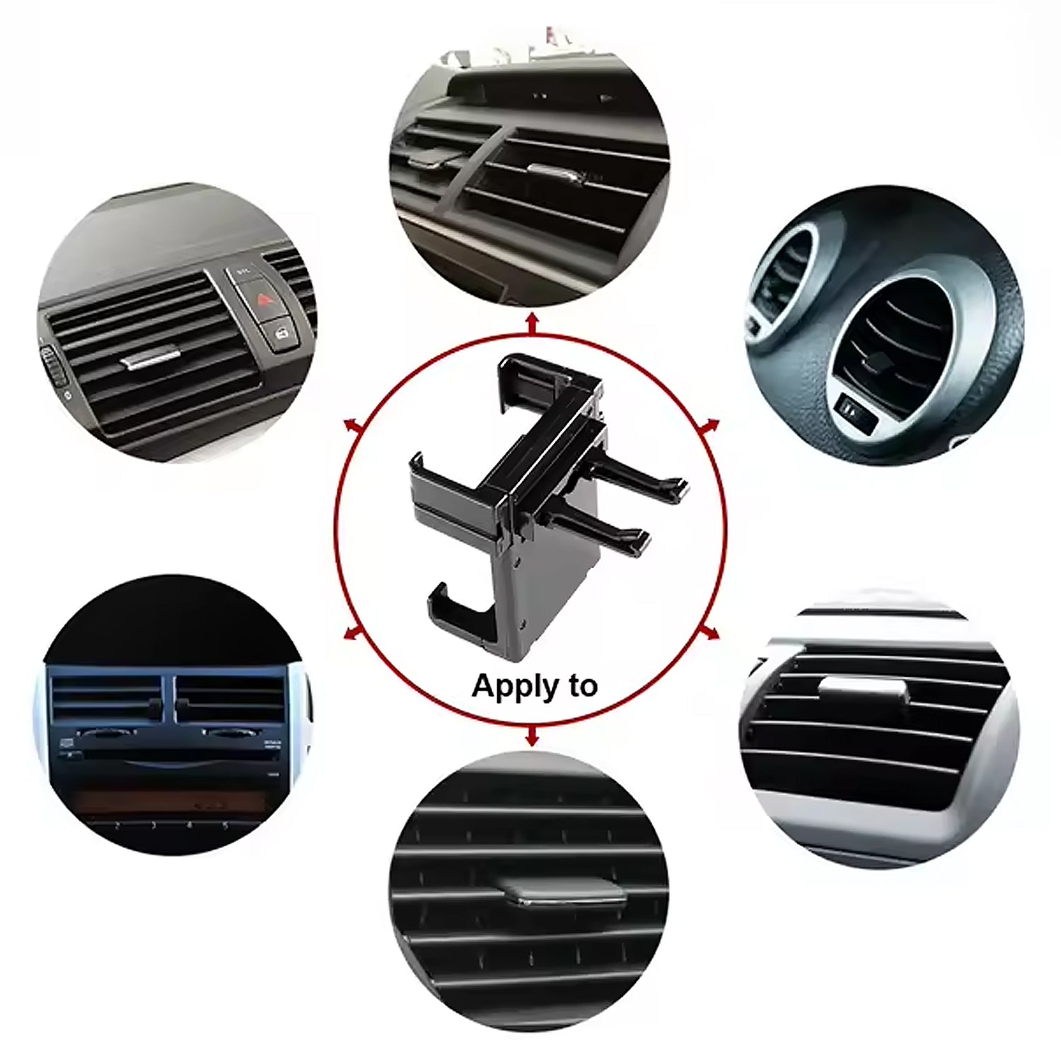 durable smartphone car phone holder air vent mount pack of 1