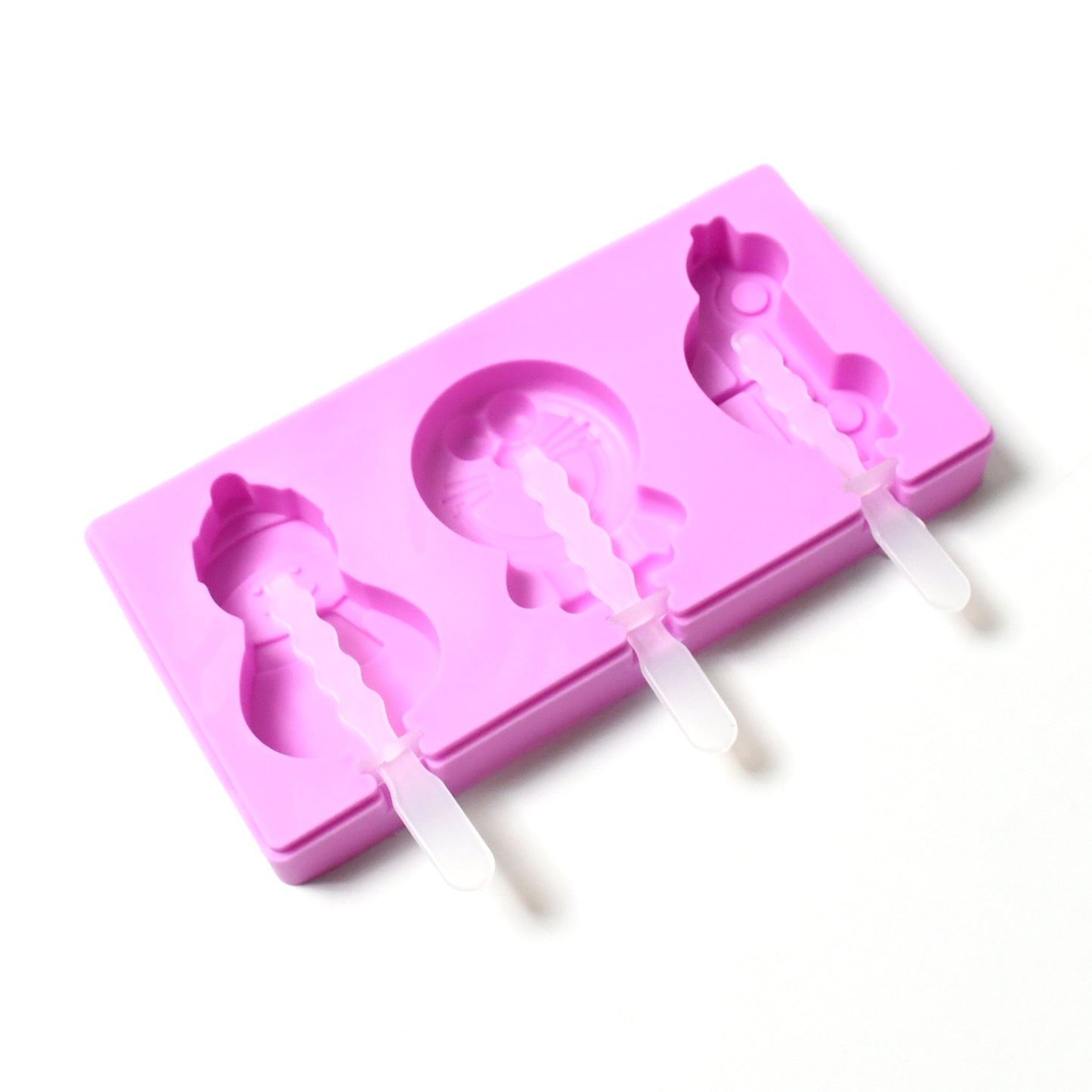 silicone popsicle molds 18 cm with sticks and lids for ice cream making