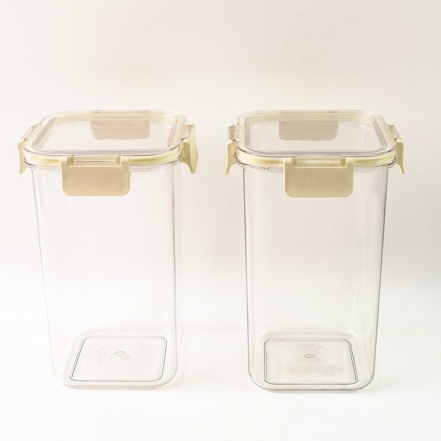 airtight kitchen storage container set 1400 ml plastic pack of 2