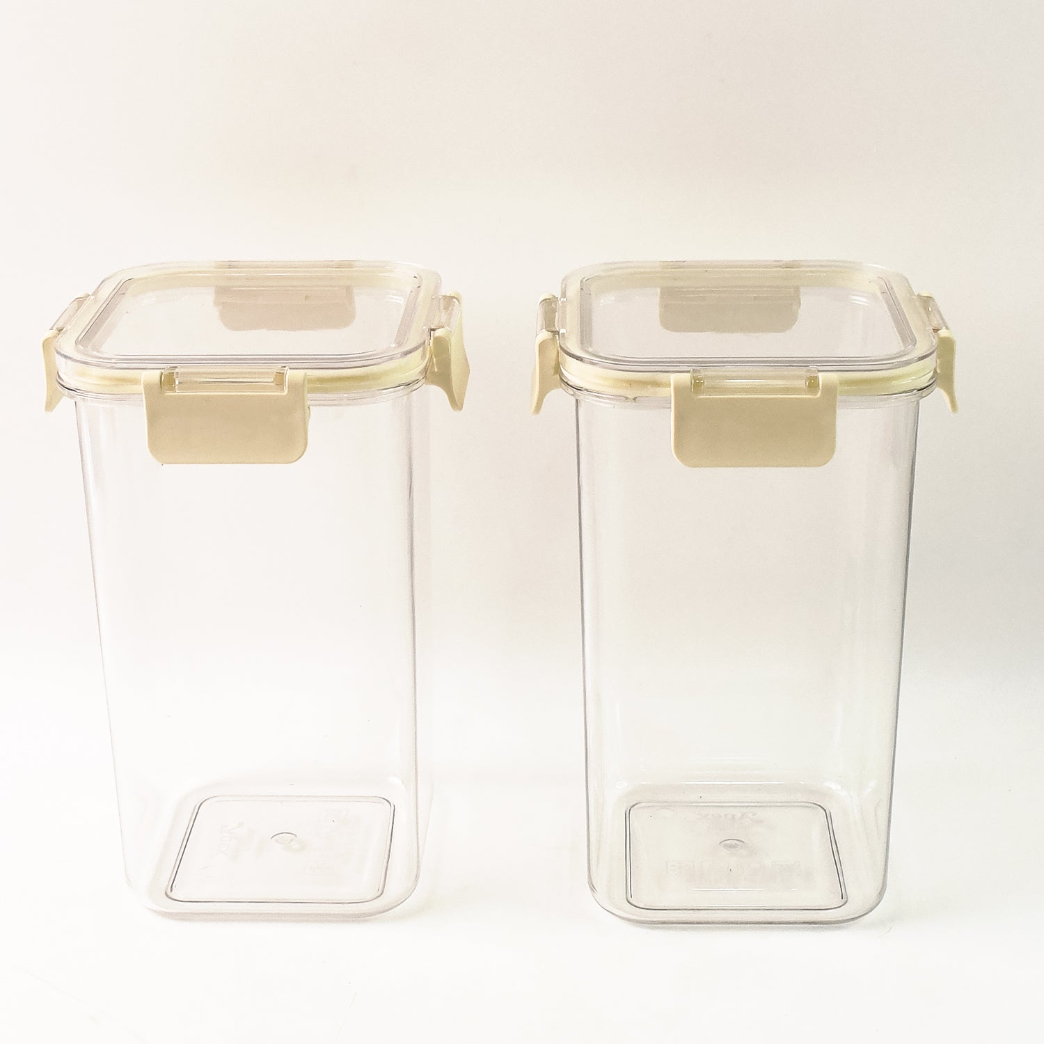 airtight kitchen storage container set 1400 ml plastic pack of 2