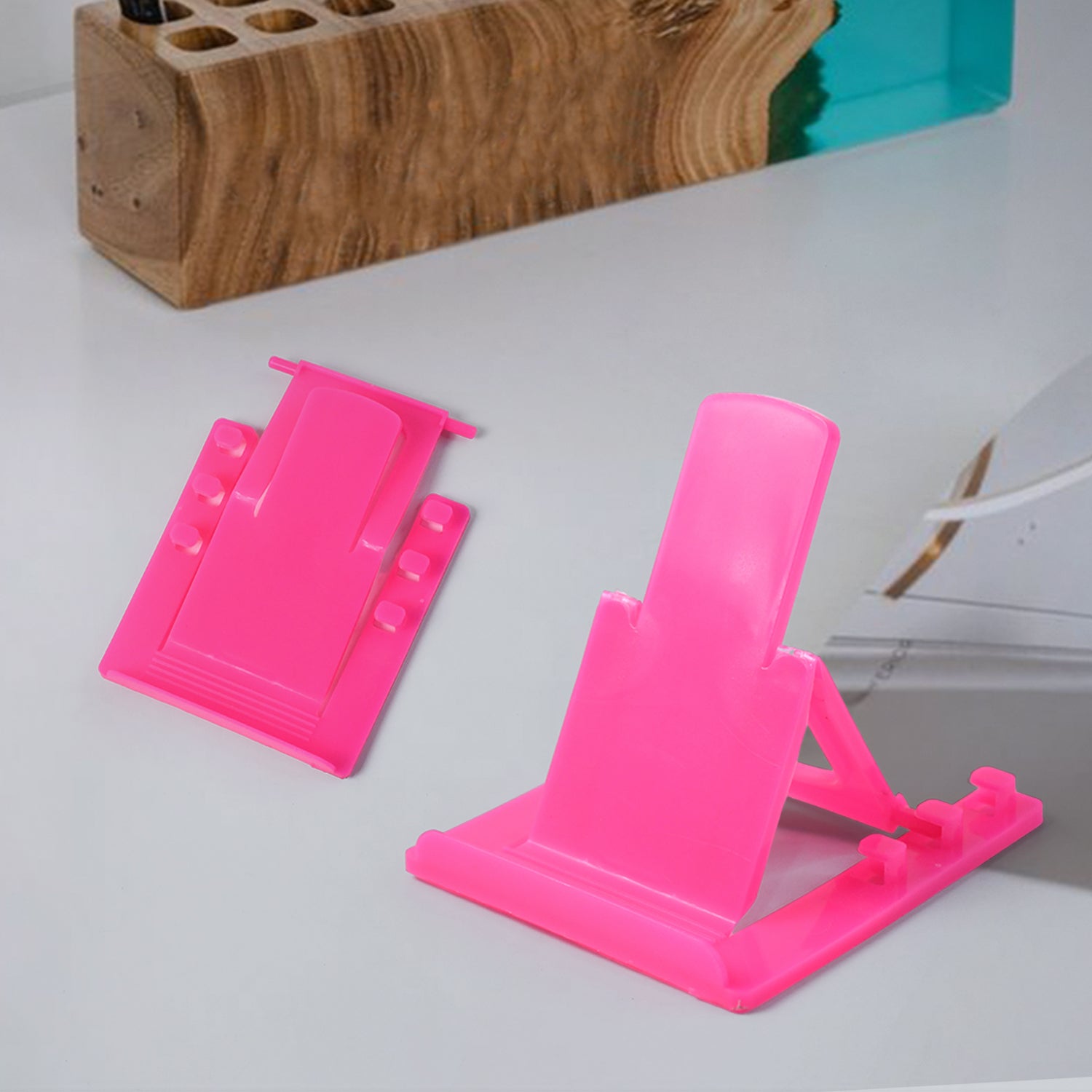 adjustable foldable plastic mobile phone stand lightweight pack of 1