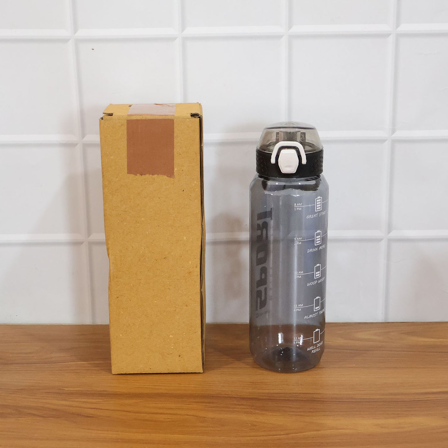 1000 Ml Leakproof Sports Water Bottle (1 Pc)