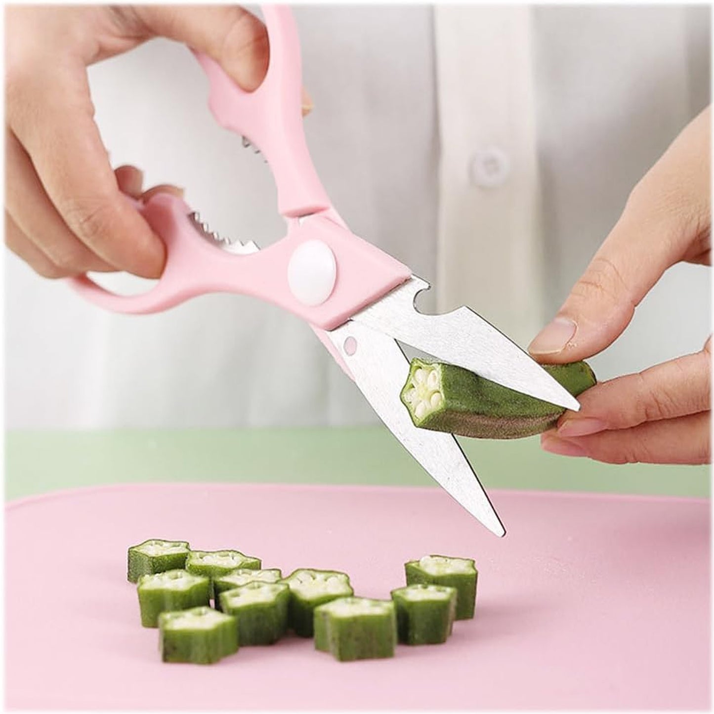 mini travel cutting board set 26 cm with knife peeler scissors plastic
