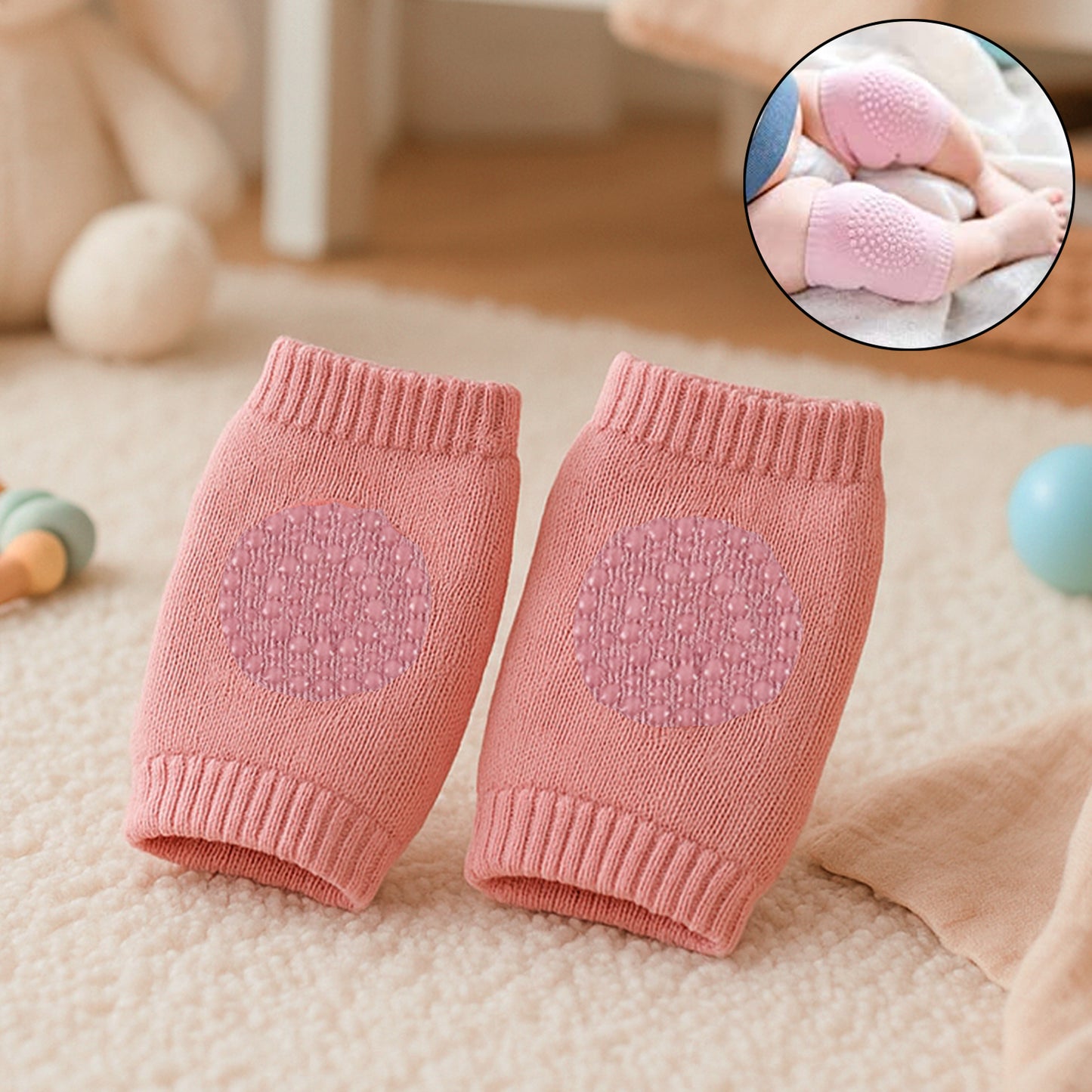 cotton sponge toddler knee guard leg warmer pack of 1 pair