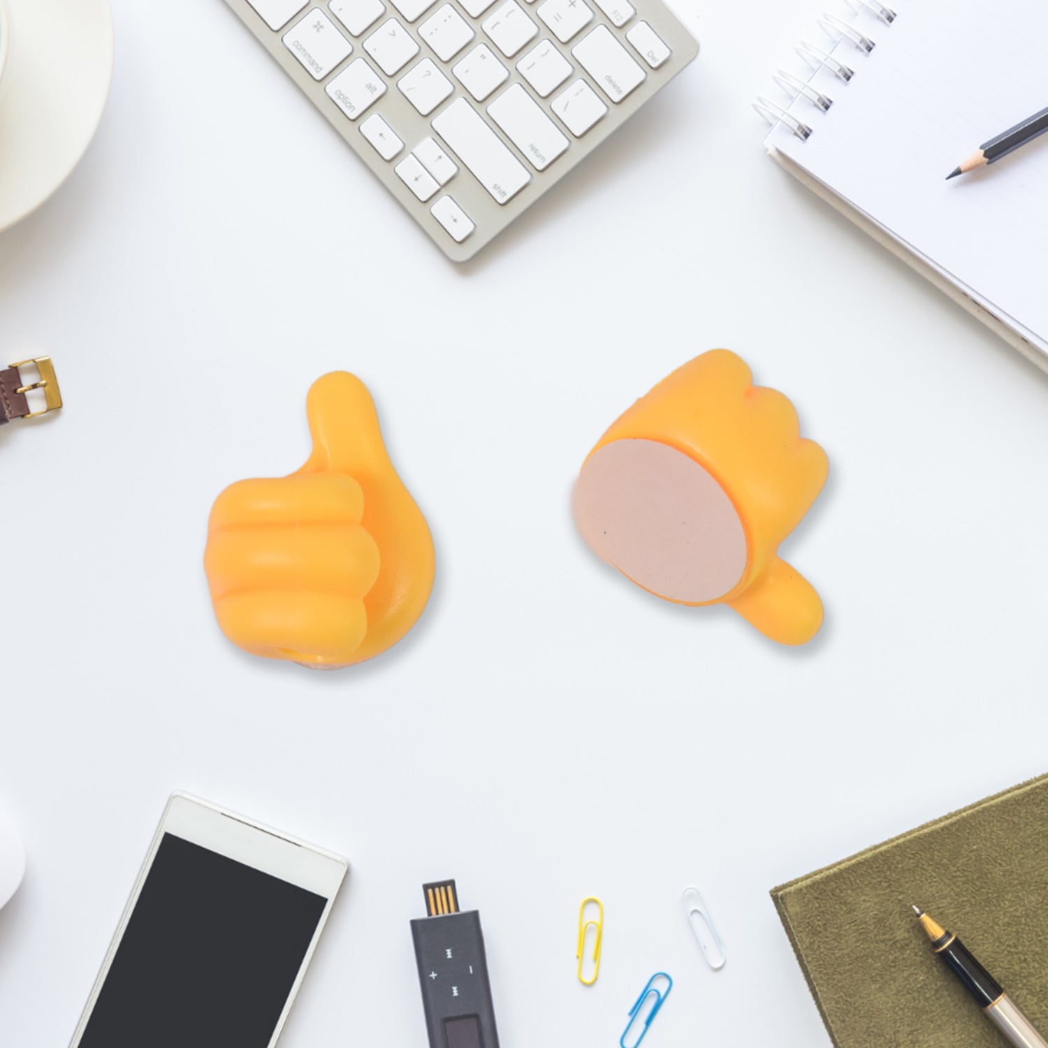 silicone self adhesive cable organizer hooks 6 pcs pack