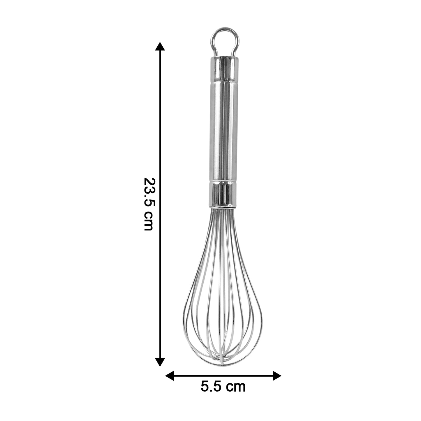 small stainless steel hand whisk for mixing