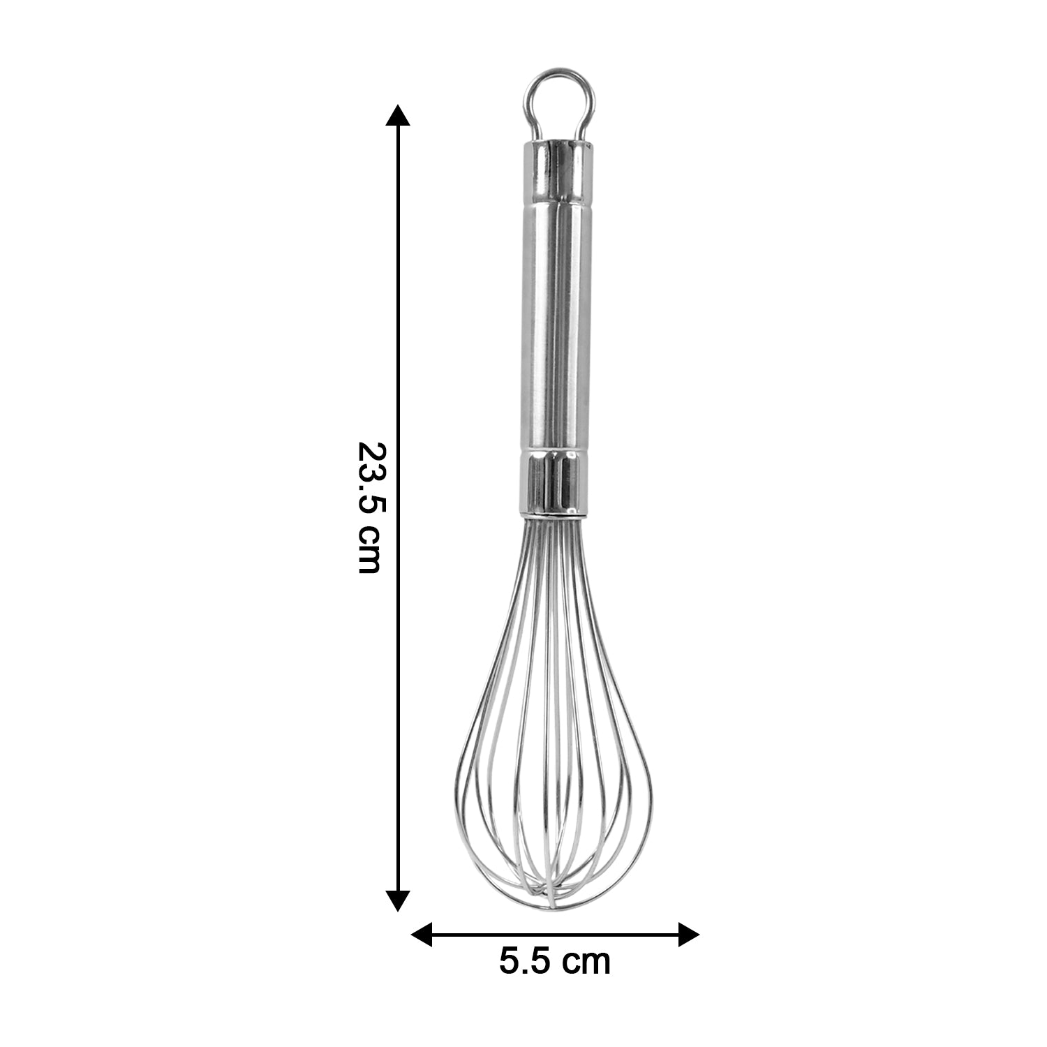 small stainless steel hand whisk for mixing