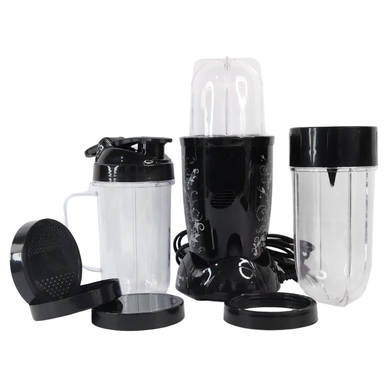 bullet mixer grinder 400w with 3 jars for kitchen use