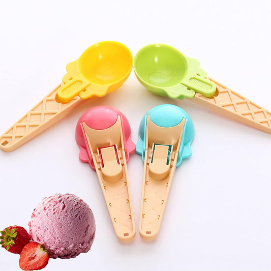 ice cream spoons 18 cm abs plastic pack of 2