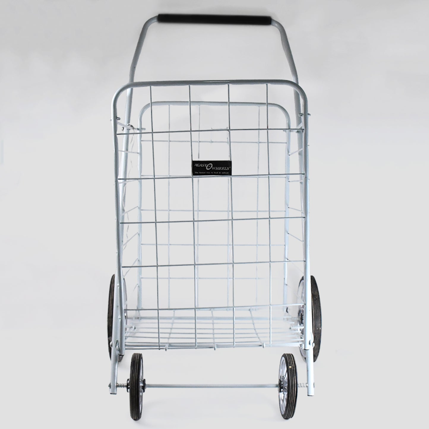 foldable shopping trolley with iron frame pack of 2 for carrying goods