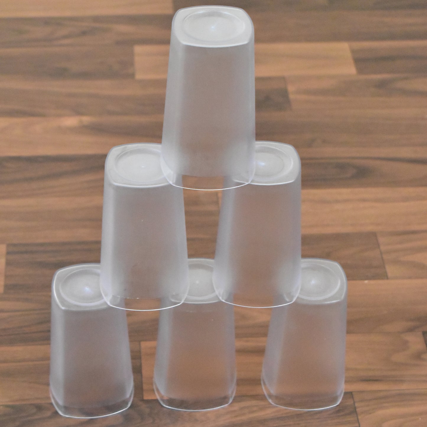 set of 6 polycarbonate glasses 350ml for drinking water