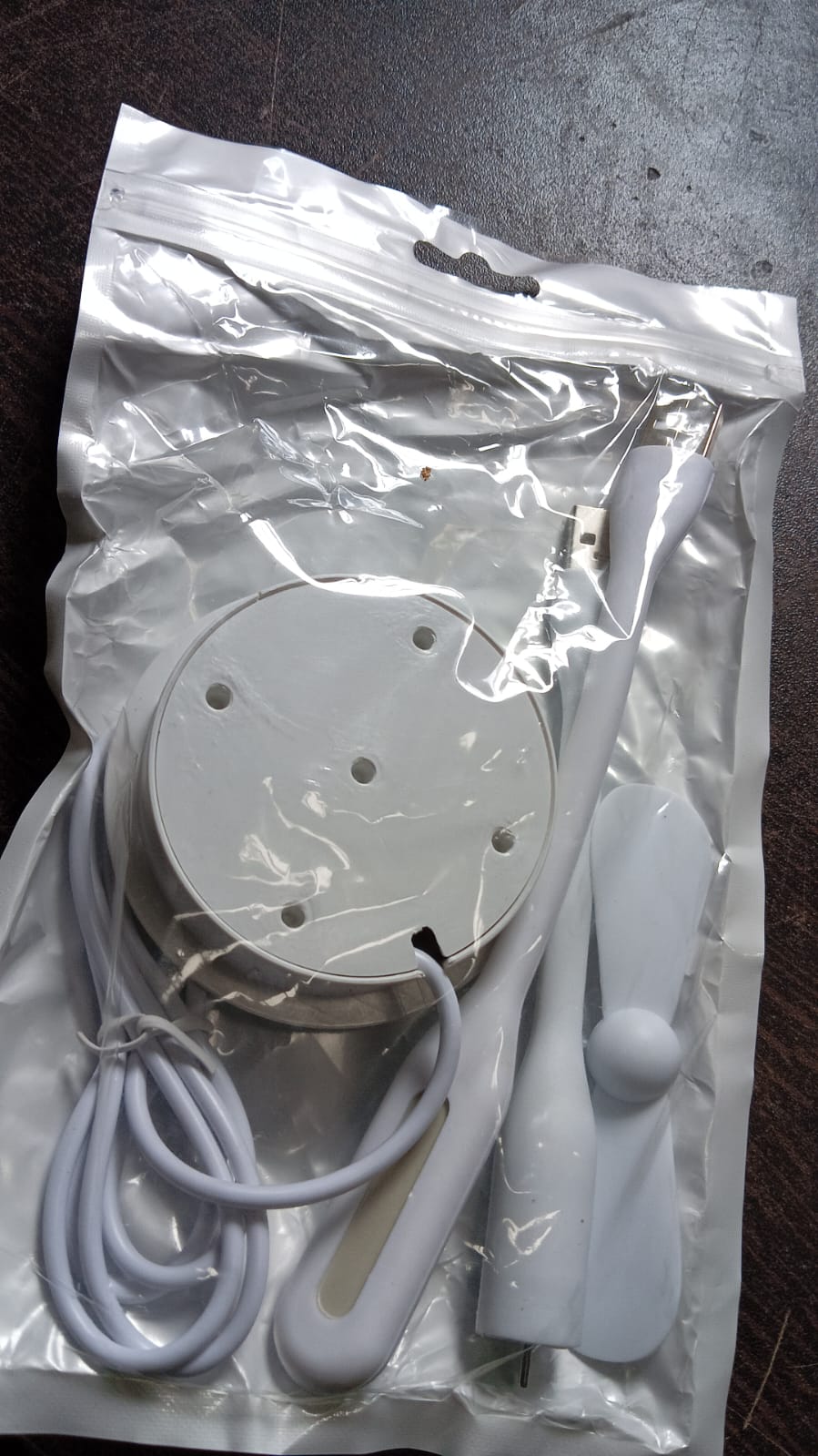 portable mini usb fan usb light usb 3 port hub combo pvc pack of 3