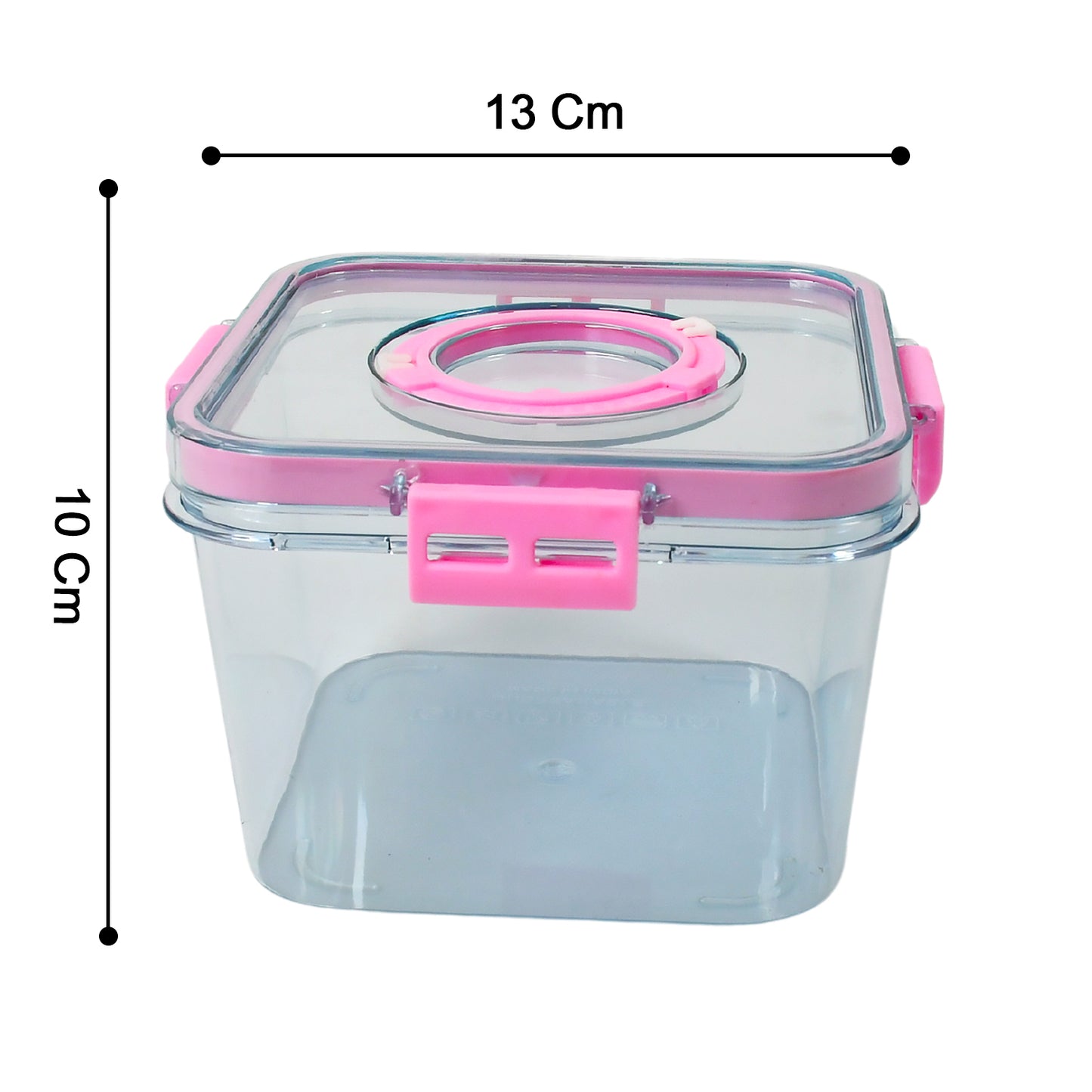 plastic food storage container with lid clear 1400 ml