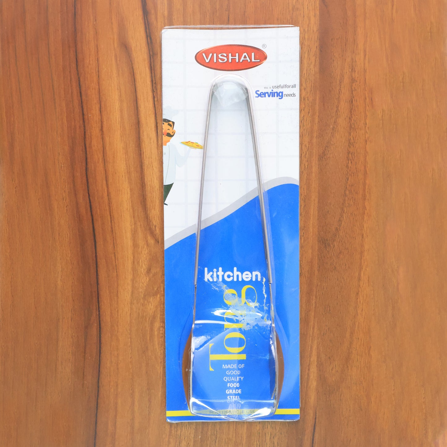 serving tong 25 cm stainless steel