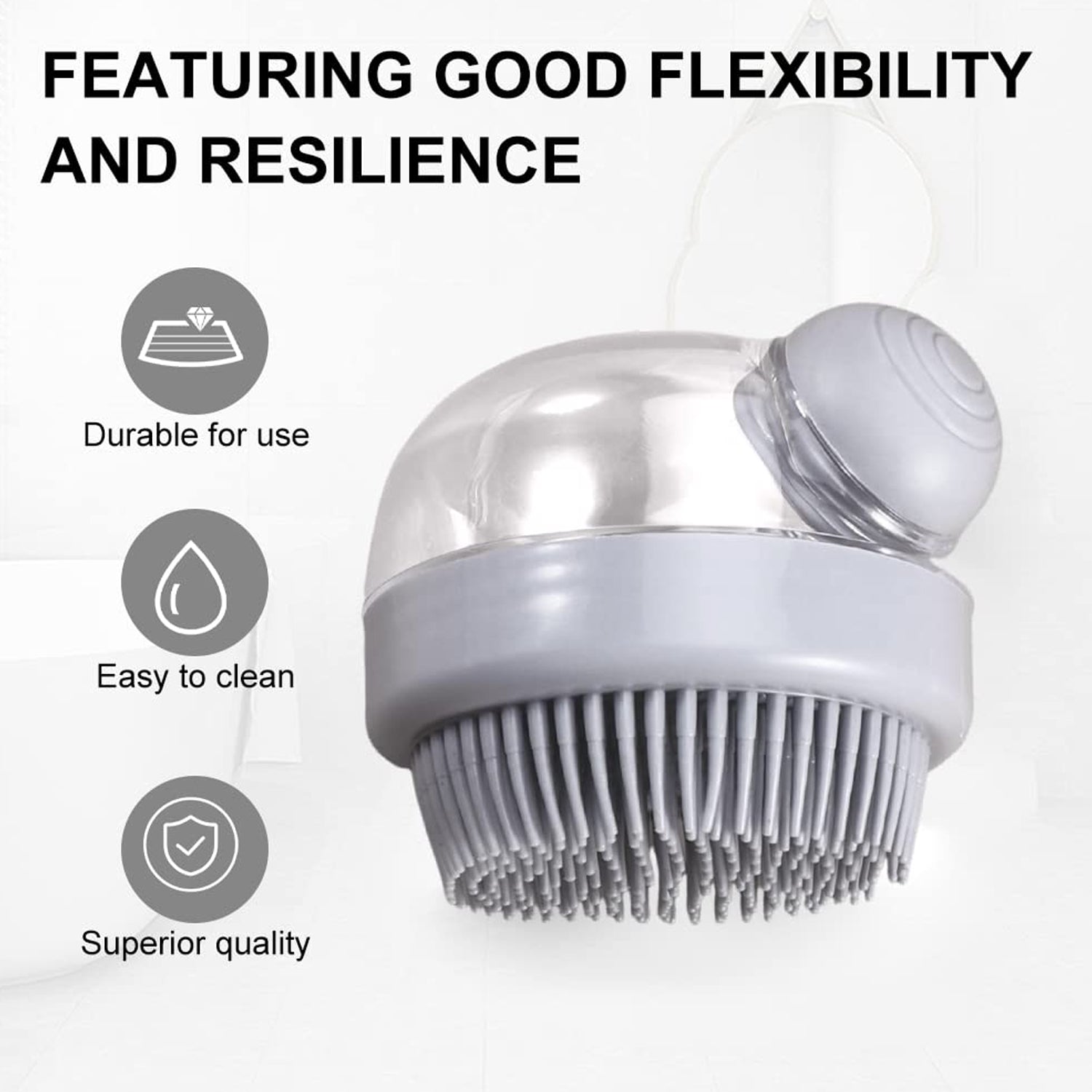 soft bristle head scalp massager shampoo brush pack of 1