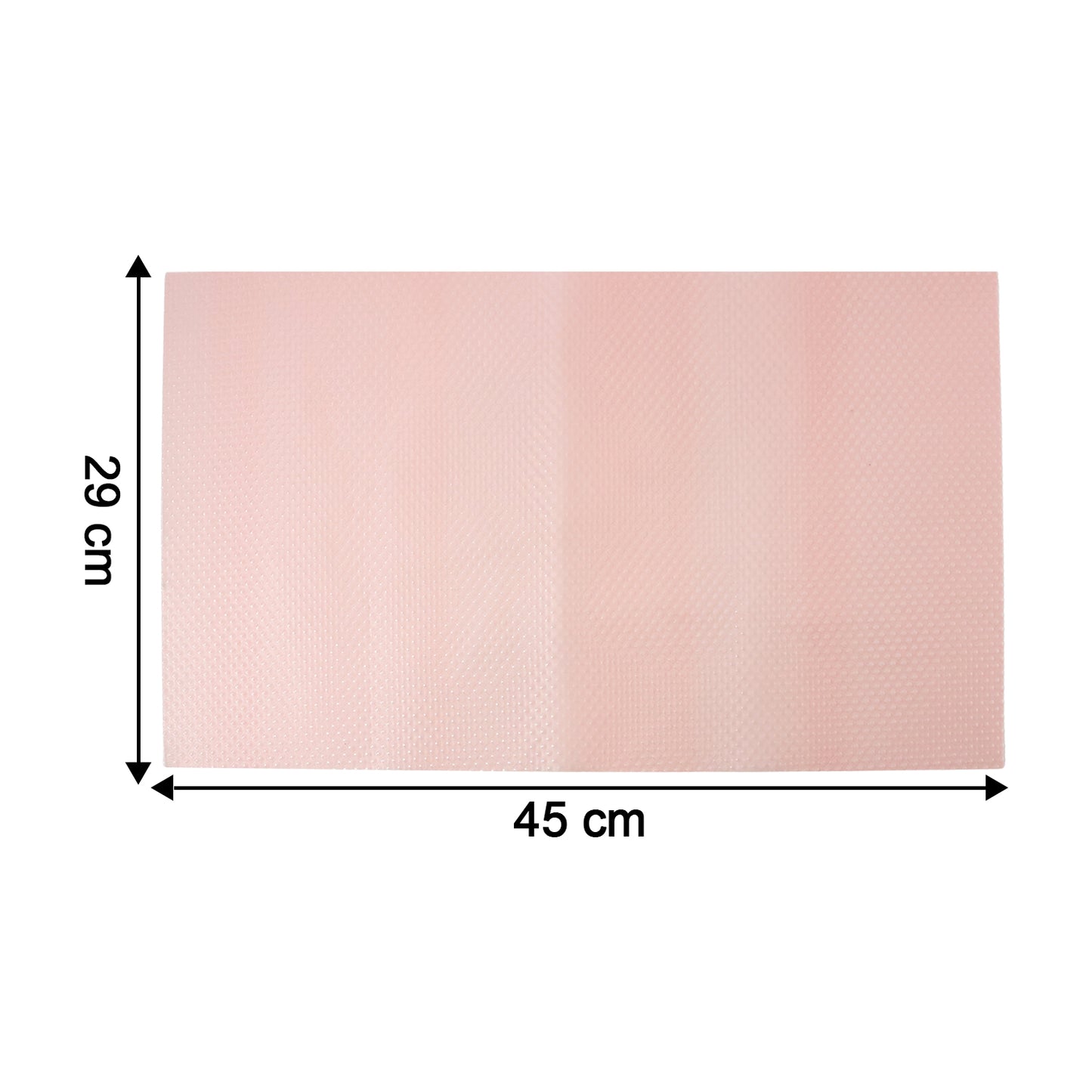 Transparent Plastic Fridge Mat 45 X 29 Cm (4 Pc)