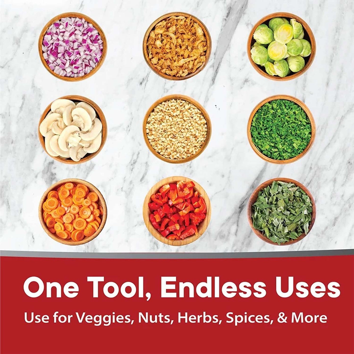 manual hand press vegetable fruit chopper compact size